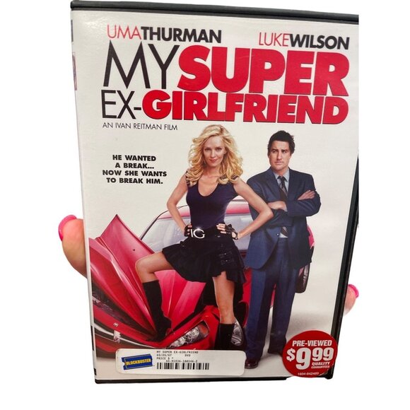 My Super Ex Girlfriend DVD Movie Uma Thurman Luke Wilson - Picture 2 of 3